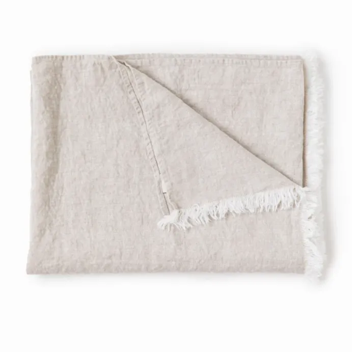 Magic Linen Heavyweight Linen Throw Blanket
