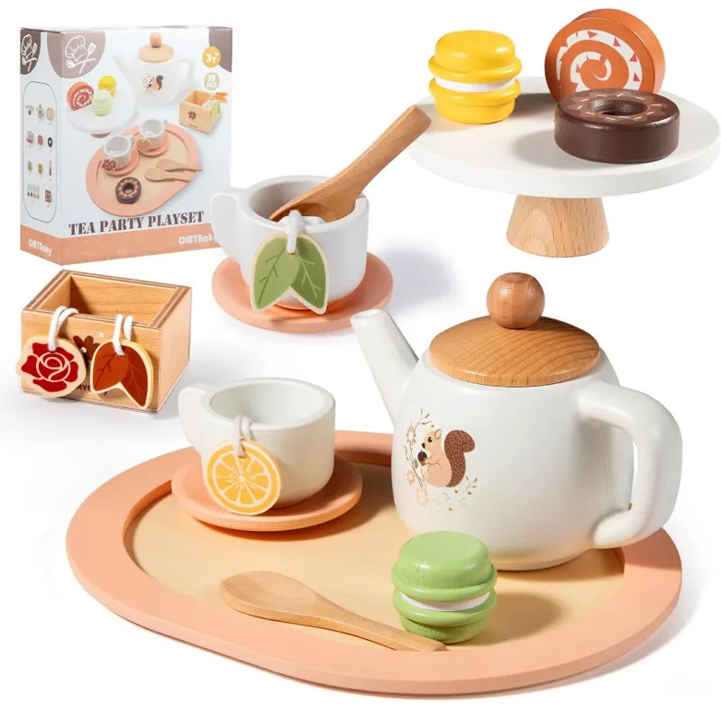 Wooden Tea Set