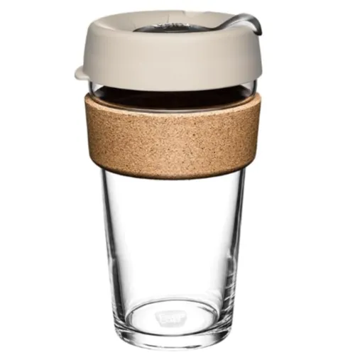 Reusable Glass Coffee Tumbler