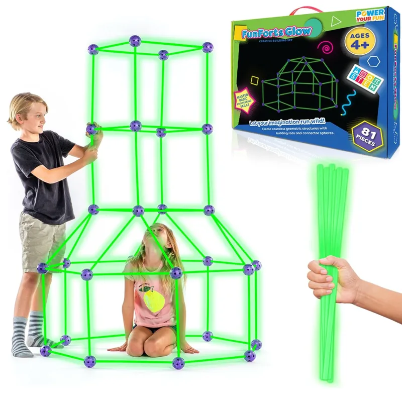 Glow Stick Fort Building Set