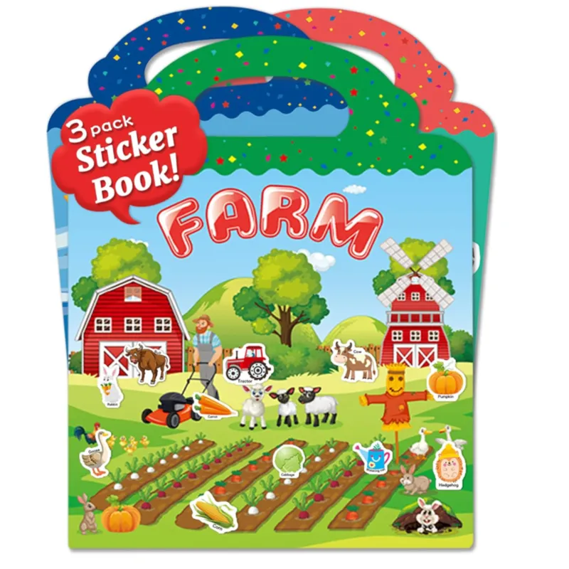 Reusable Sticker Books