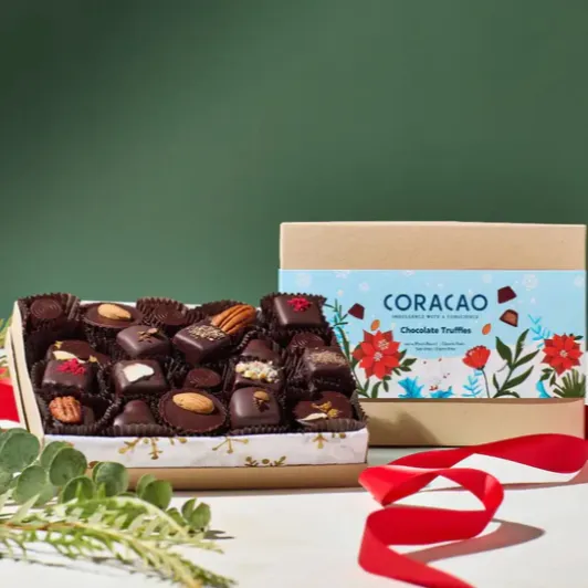 Healthy Holiday Truffle Box