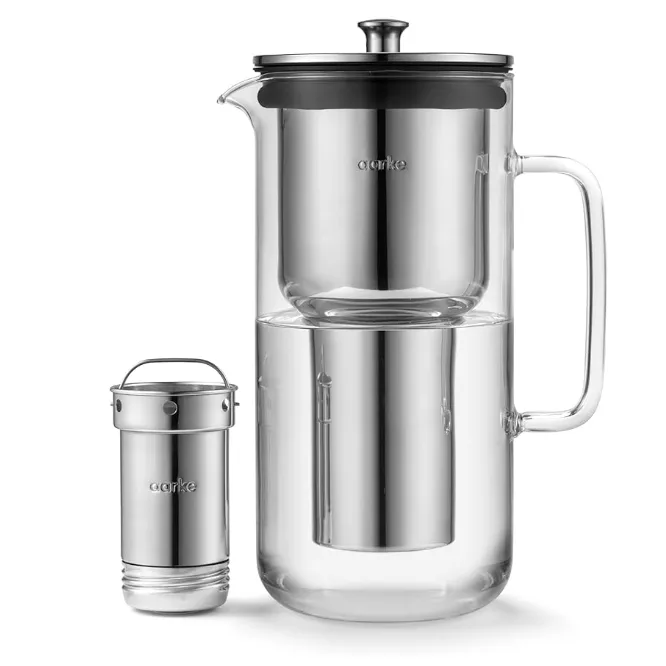 Aarke Glass Water Pitcher Purifier