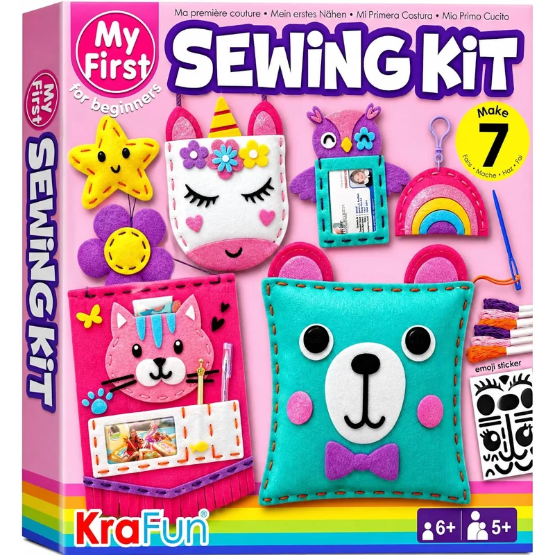 KRAFUN My First Sewing Kit for Kids