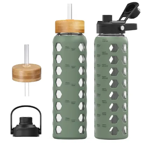 Glass Water Bottle