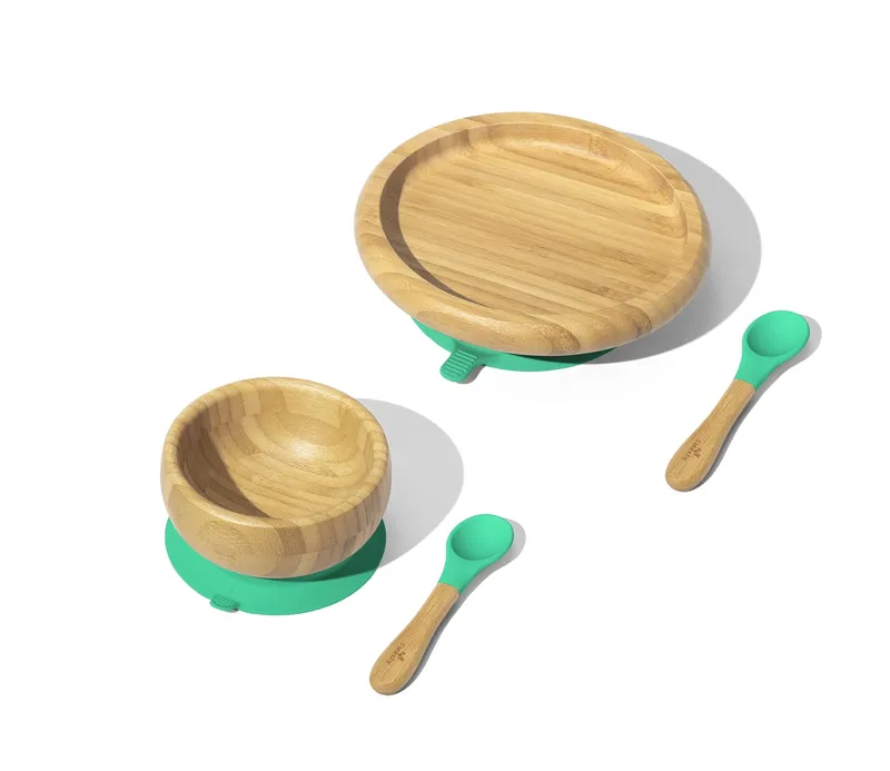 Avanchy Bamboo Classic Baby Plates and Bowls